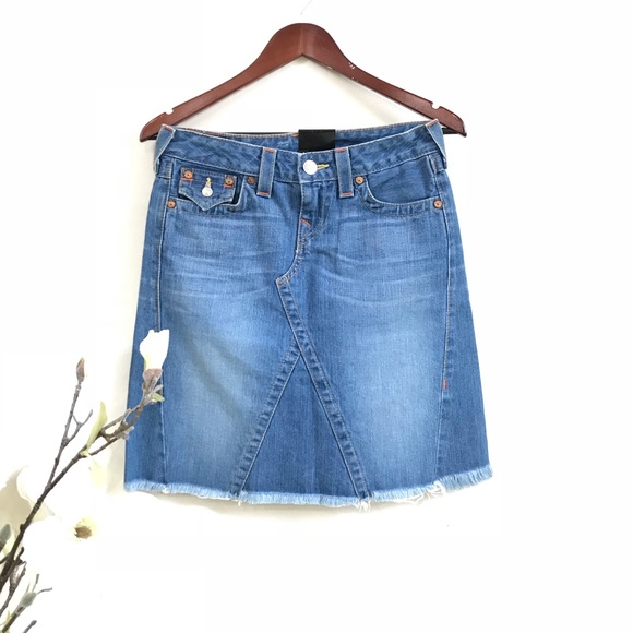 True Religion Dresses & Skirts - 3/25$ True religion Abby denim skirt